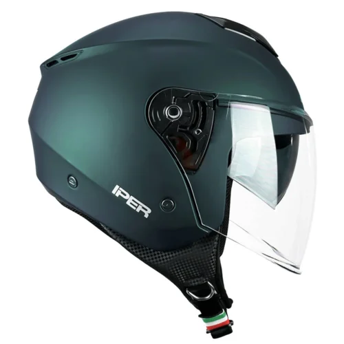 Casco Jet CGM 126A IPER MONO petrolio satinato