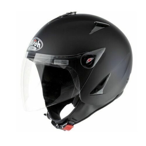 CASCO AIROH JET JT 11 NERO OPACO