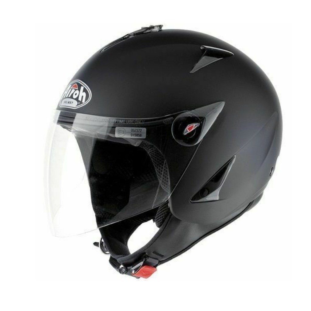 CASCO AIROH JET JT 11 NERO OPACO
