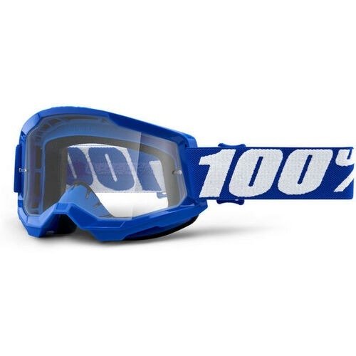 Maschera 100% Strata 2 Lente Trasparente blu