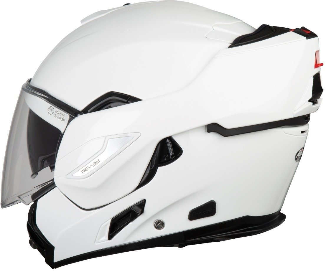 CASCO MODULARE AIROH REV 19 COLOR WHITE GLOSS - immagine 4