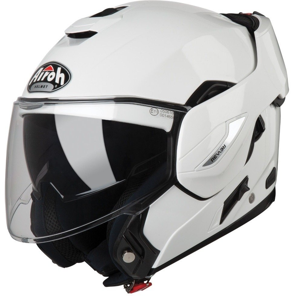 CASCO MODULARE AIROH REV 19 COLOR WHITE GLOSS - immagine 2
