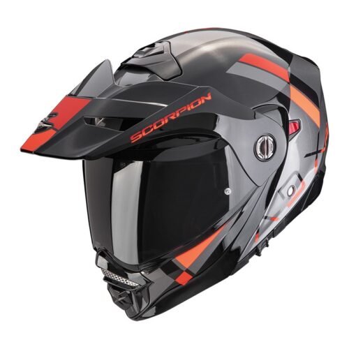Casco Scorpion ADX 2 GALANE Grigio Nero Rosso