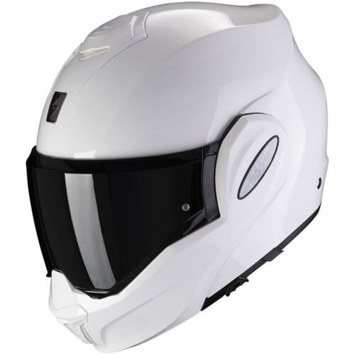 Casco Moto Modulare  Scorpion EXO-TECH EVO SOLID Bianco
