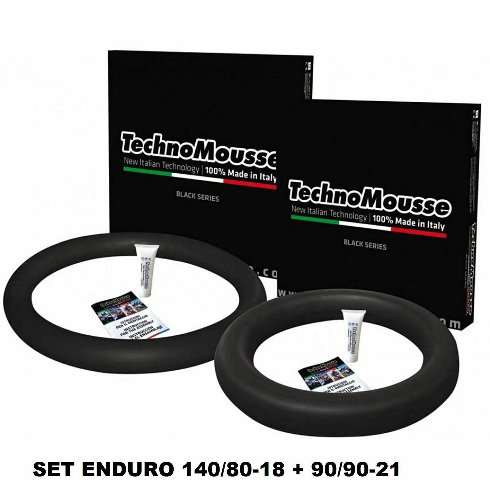 TECHNOMOUSSE COPPIA MOUSSE ENDURO 90/90/21 + 140/80/18
