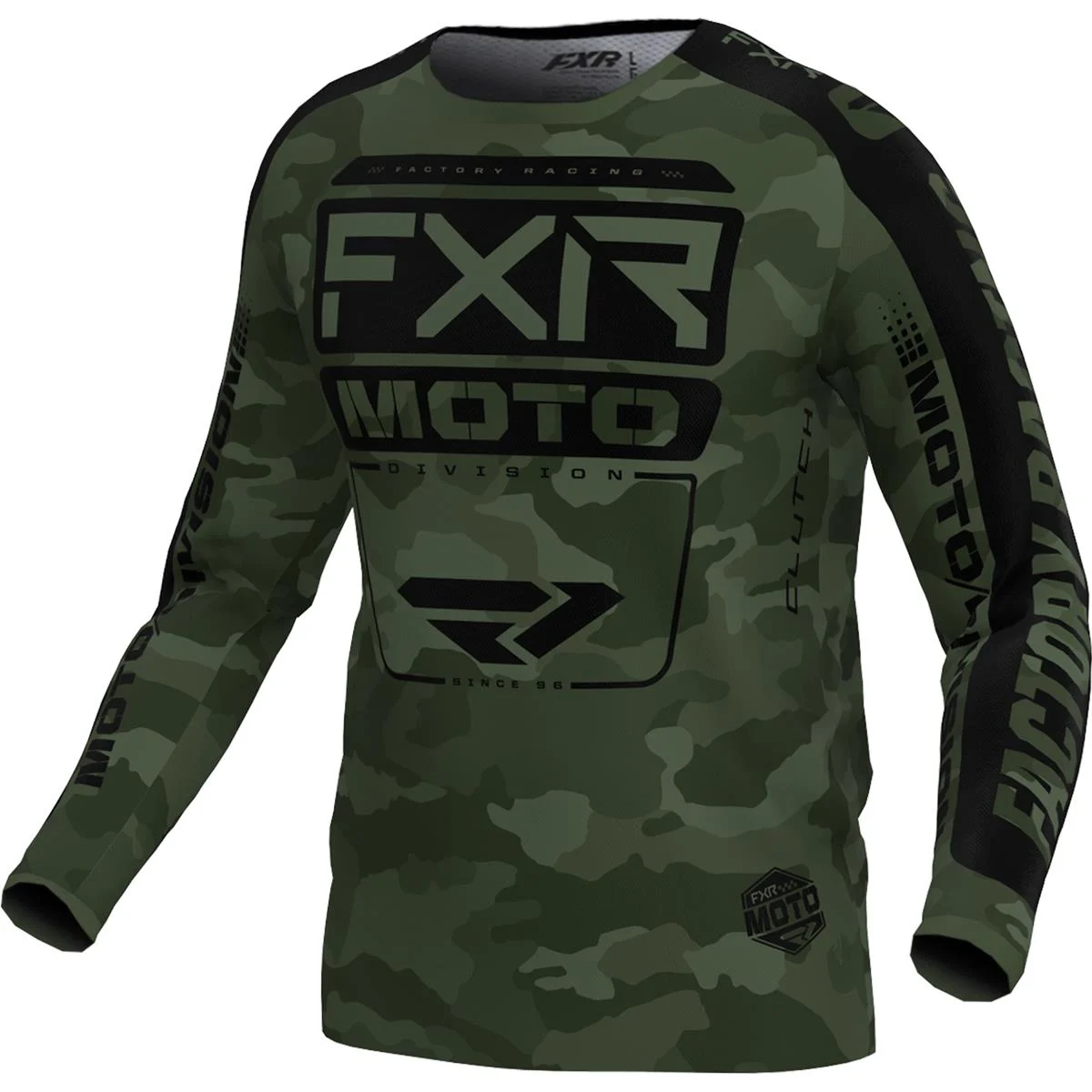 COMPLETO MAGLIA + PANTALONE FXR CLUTCH BLACK CAMO - immagine 2