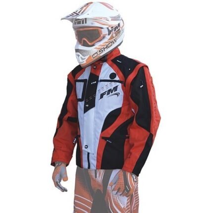 Giacca Tecnica moto Cross Enduro FM Racing Enduro Hydro Jacket Rosso
