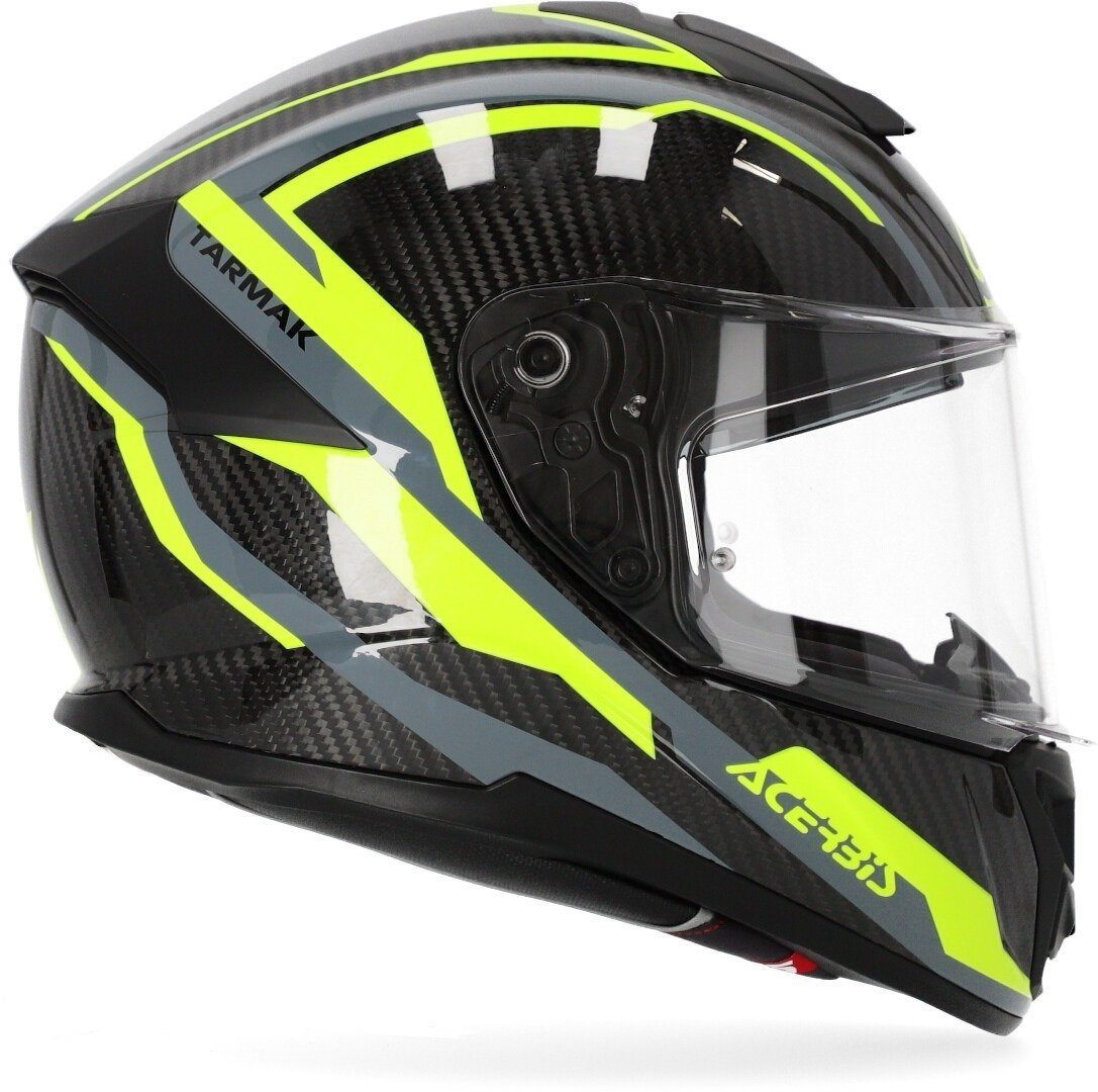CASCO MOTO STRADALE INTEGRALE ACERBIS TARMAK CARBONIO NERO GIALLO XLARGE - immagine 4