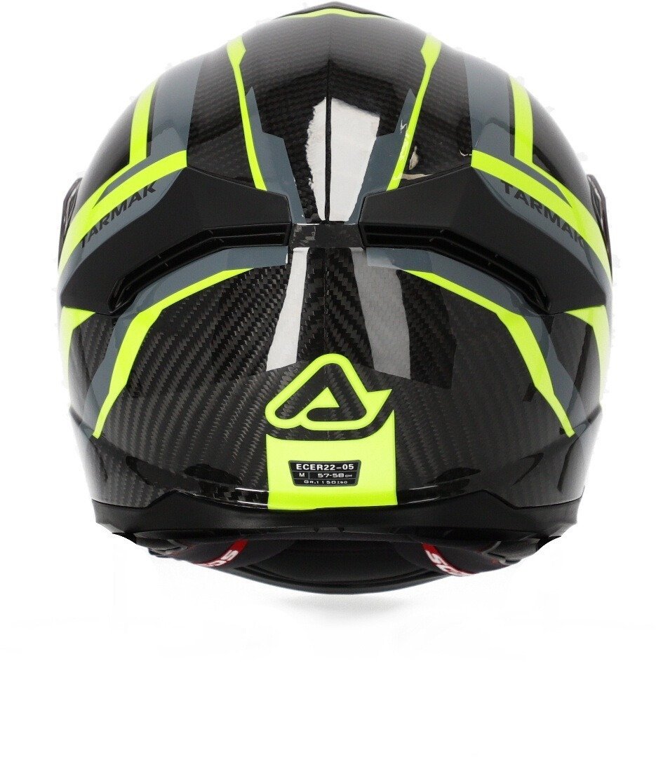 CASCO MOTO STRADALE INTEGRALE ACERBIS TARMAK CARBONIO NERO GIALLO XLARGE - immagine 3