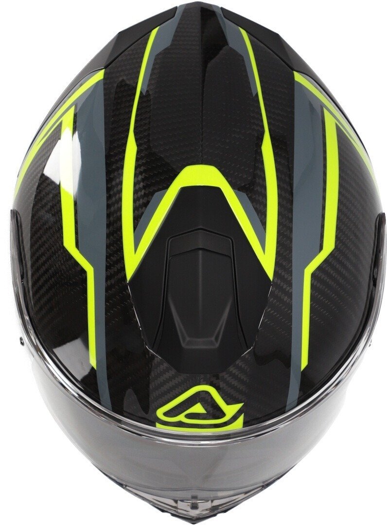 CASCO MOTO STRADALE INTEGRALE ACERBIS TARMAK CARBONIO NERO GIALLO XLARGE - immagine 2