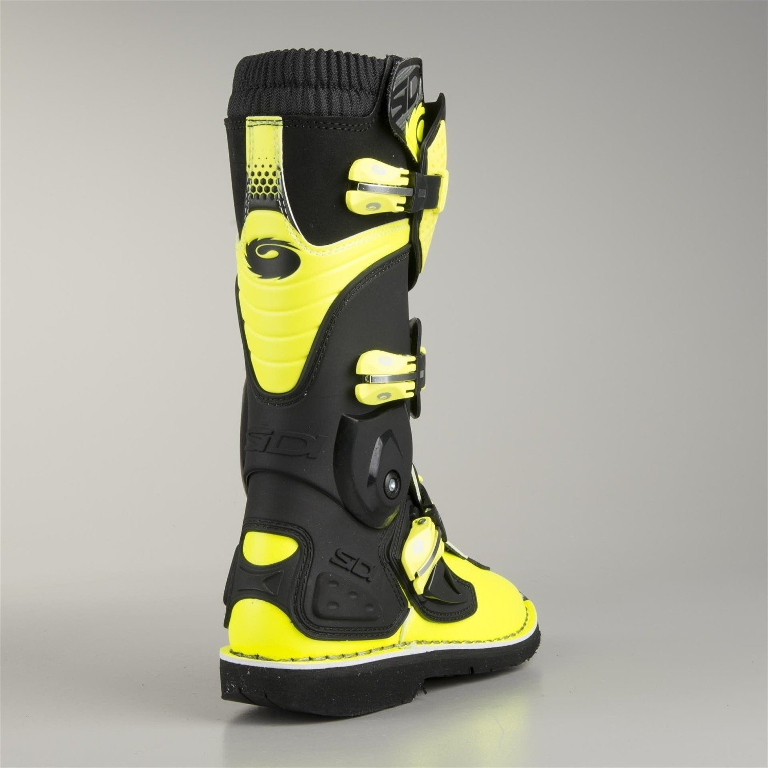 Stivali Sidi Cross Bambino Flame Nero-Giallo Fluo - immagine 4