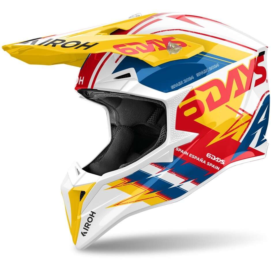 CASCO AIROH WRAAP 6DAYS SPAIN GLOSS - immagine 2