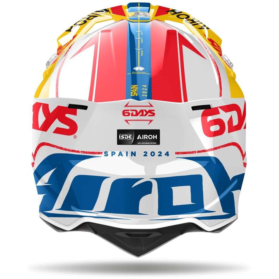 CASCO AIROH WRAAP 6DAYS SPAIN GLOSS - immagine 3