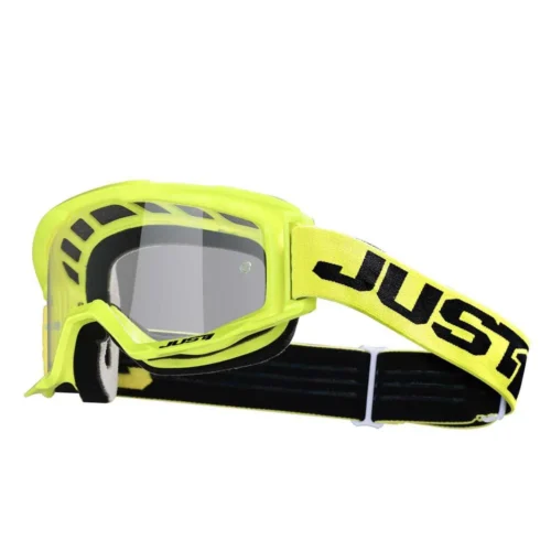 MASCHERA JUST1 VITRO LENTE TRASPARENTE giallo fluo