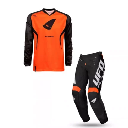 COMPLETO UFO BAMBERG NERO/ARANCIO