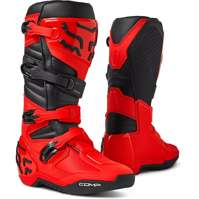 Stivali Cross FOX Racing Comp Rosso Fluo