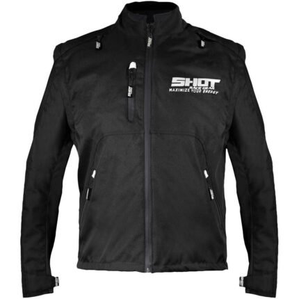 Giacca Moto Shot CONTACT ASSAULT Nero Bianco