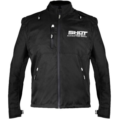 Giacca Moto Shot CONTACT ASSAULT Nero Bianco