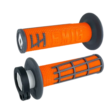 Manopole ODI Emig 2.0 Lock-On Orange/Grey