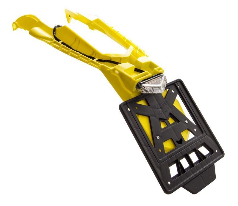 PORTATARGA INTEGRA RACETECH HUSQV 24 GIALLO FLUO
