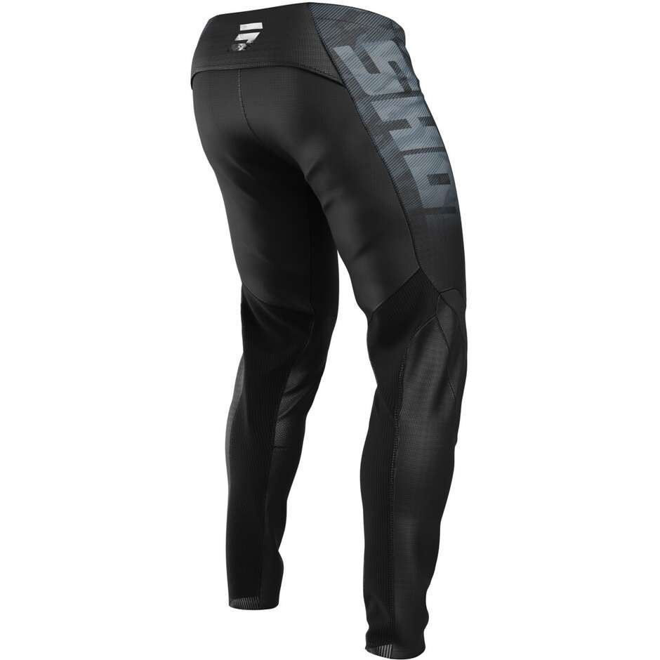 Pantaloni Moto Cross Enduro Shot Contact Tactic Black/Grey - immagine 2