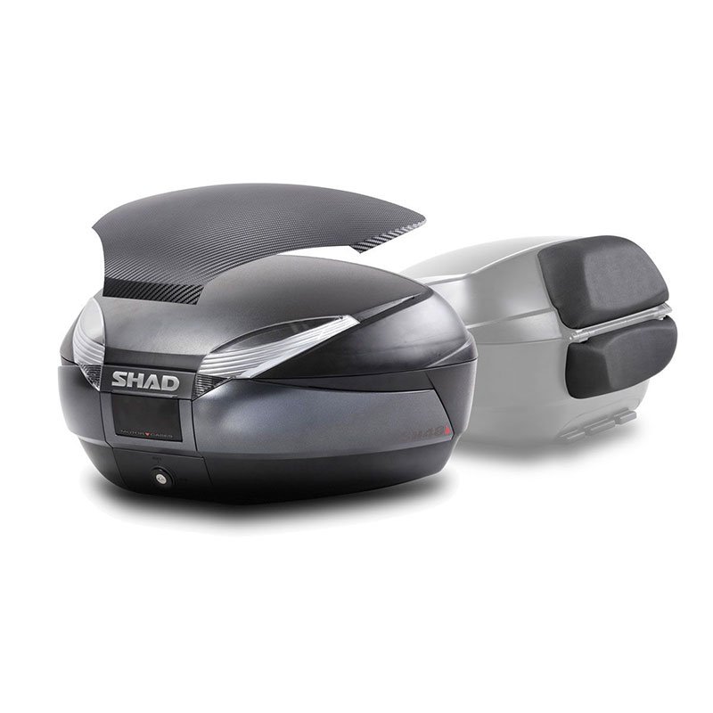 Bauletto Shad SH48 Nero Cover Carbon - immagine 2