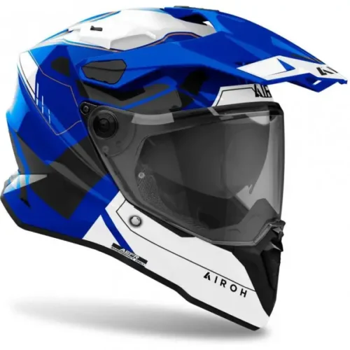 CASCO AIROH COMMANDER 2 BLU GLOSS