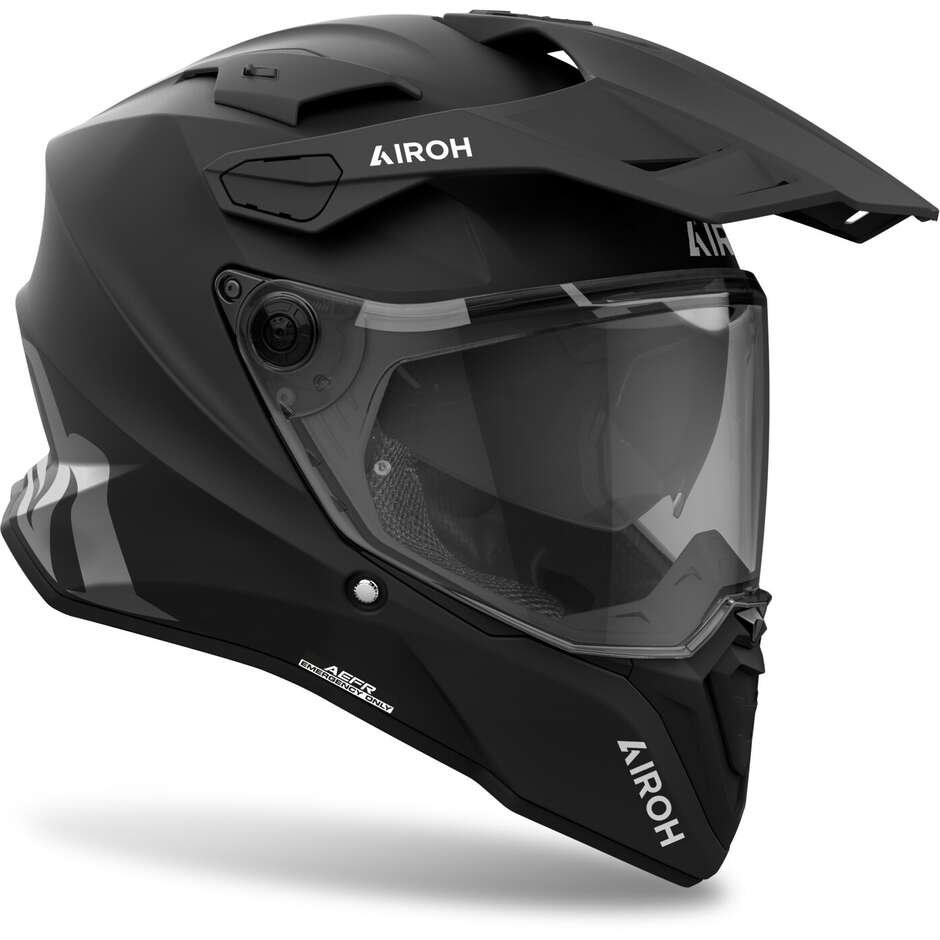 CASCO MOTO AIROH COMMANDER 2 BLACK MATT - immagine 3