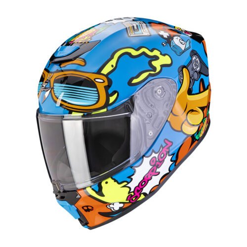 casco moto integrale bimbo scorpion