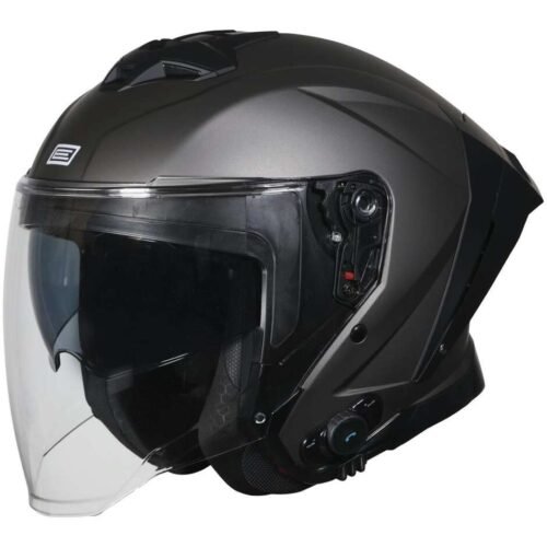 Casco Moto + Bluetooth Origine demi-jet Aprica Solid Matt Titanium