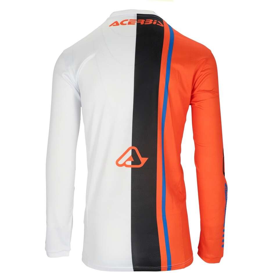 Completo Moto Cross Enduro Acerbis MX Track Connection Arancio/Bianco - immagine 4