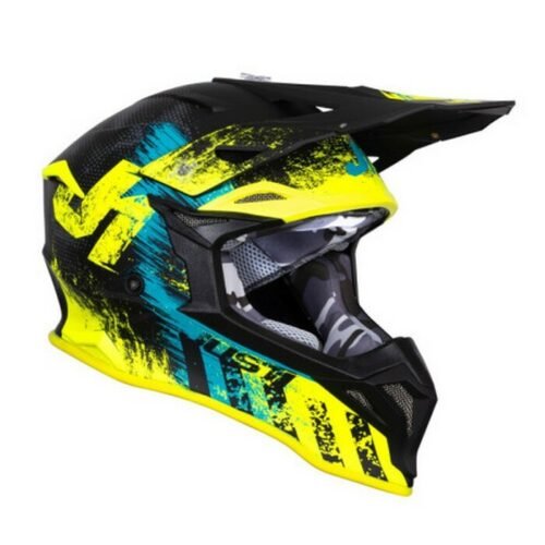 CASCO JUST1 J-39 Storm Blue Yellow Fluo Black