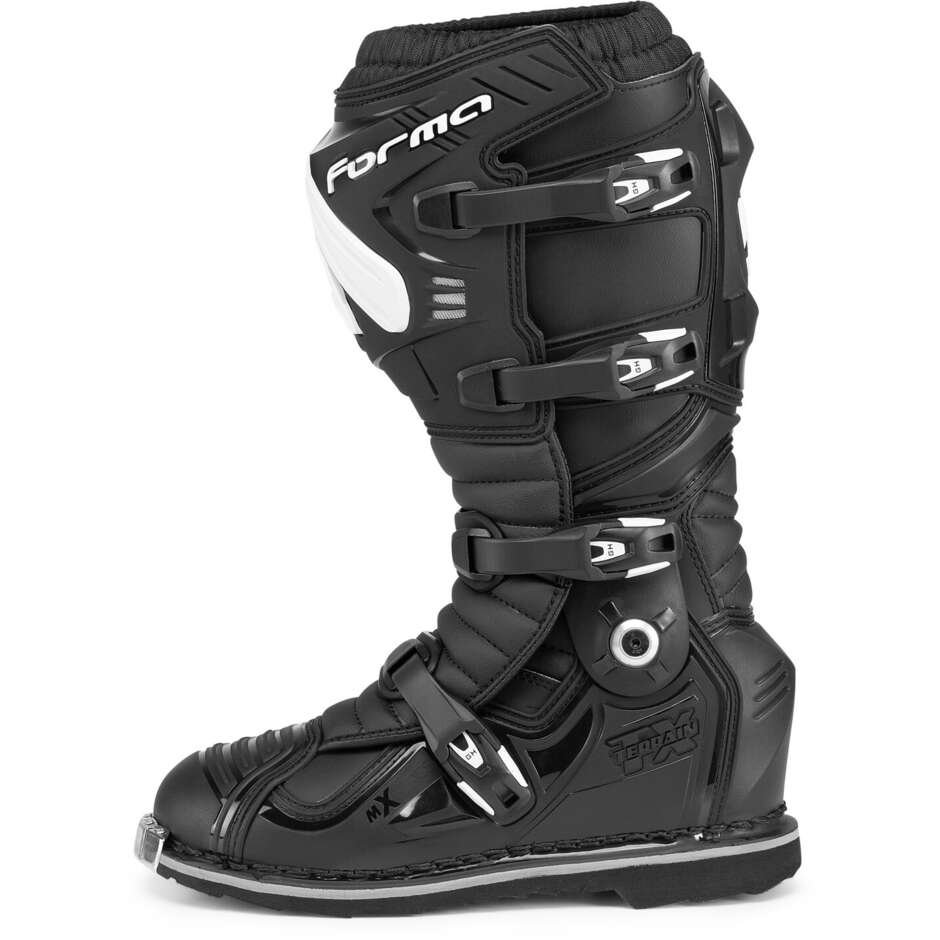 STIVALI MOTO CROSS ENDURO FORMA TERRAIN TX CON SNODO BLACK - immagine 2