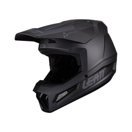 casco moto leatt nero
