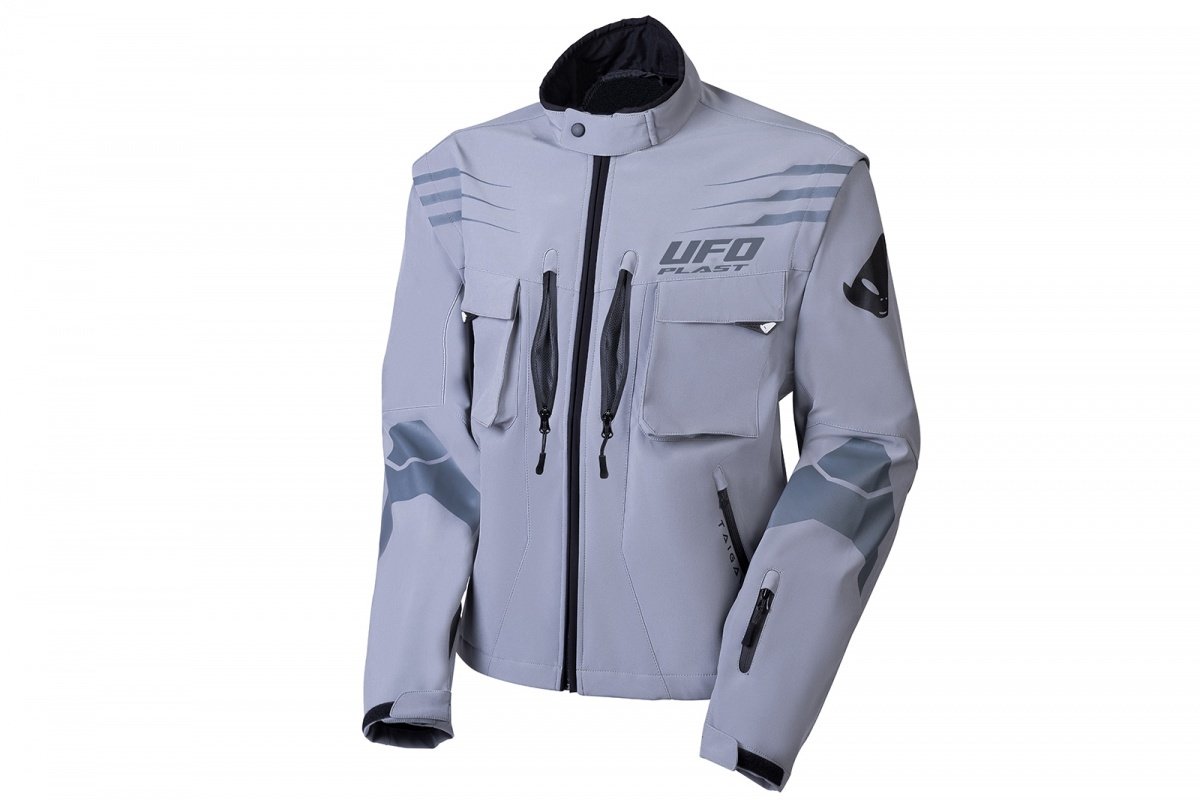 Giacca Moto Enduro Ufo Taiga Grigio