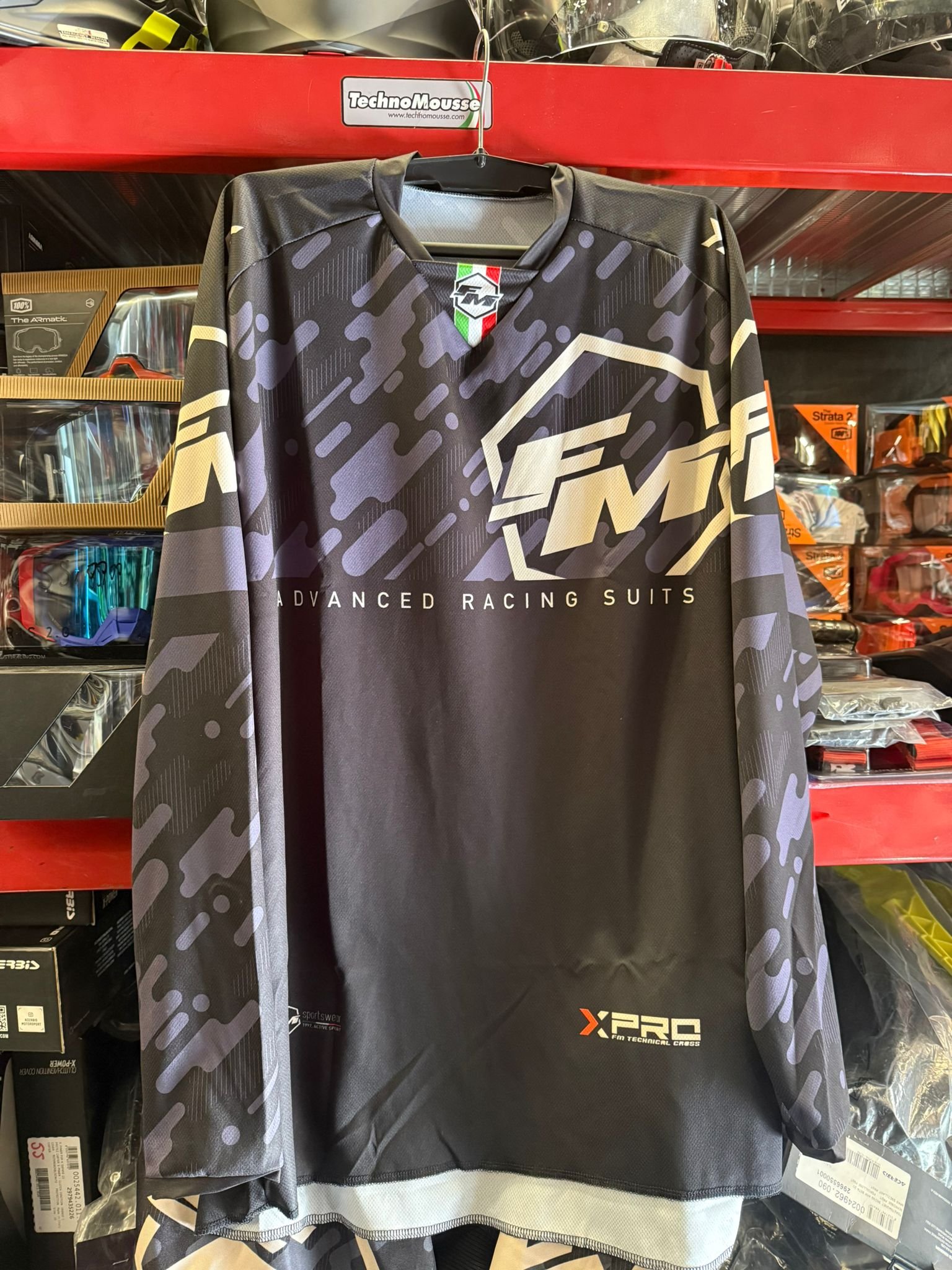 Completo Moto Cross Enduro O'Show XPRO22 Nero Camo - immagine 3