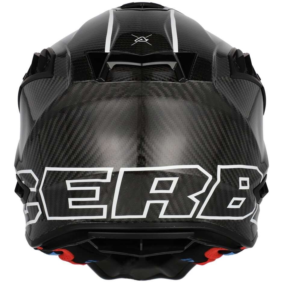 Casco Moto Cross Enduro Acerbis AIRSTRIKE-C Nero Bianco - immagine 2