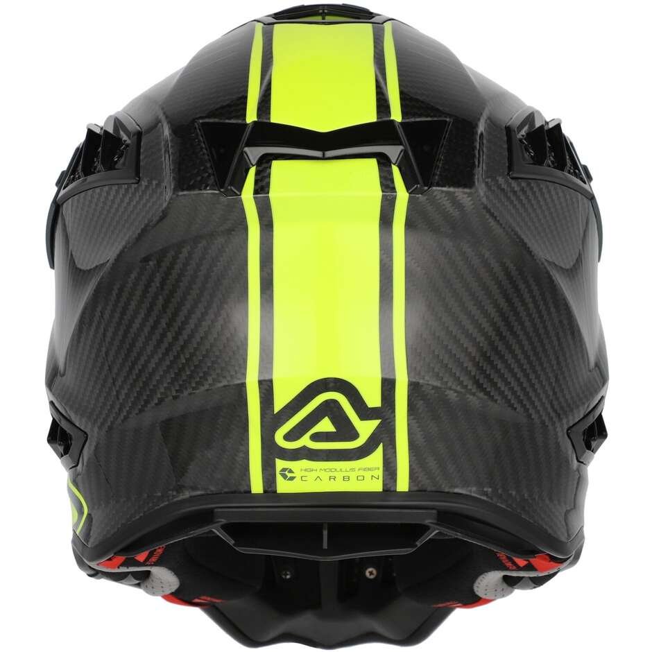 Casco Moto Cross Enduro Acerbis AIRSTRIKE-C Nero Giallo Fluo - immagine 3