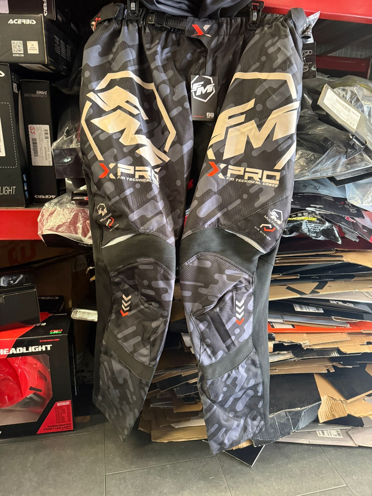 Completo Moto Cross Enduro O'Show XPRO22 Nero Camo - immagine 2
