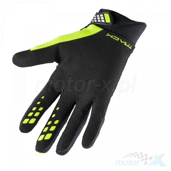 Guanti Moto Cross Enduro Kenny Track Nero-Giallo Fluo - immagine 2