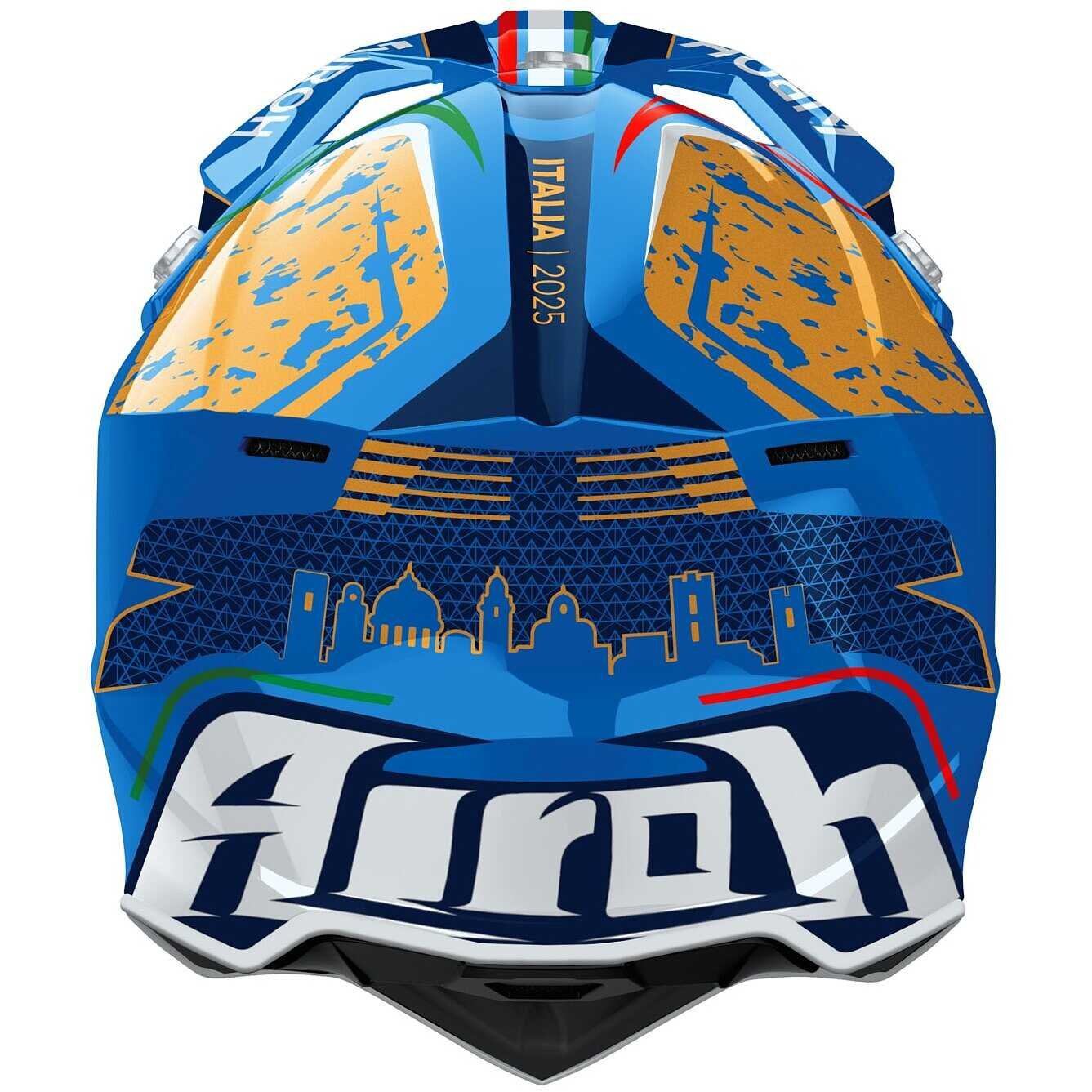 Casco Moto Cross Enduro Airoh WRAAAP 6DAYS ITALY 2025 - immagine 2