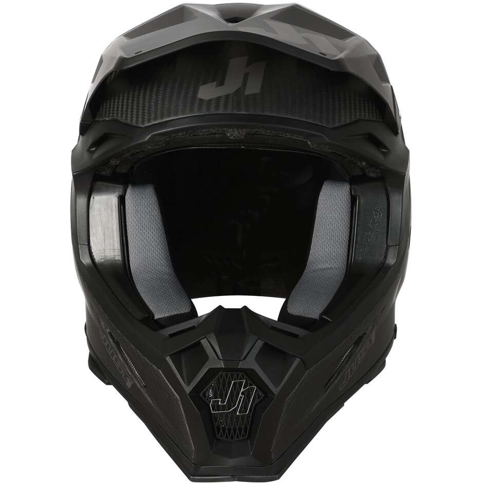 Casco Moto Cross Enduro JUST1 J22 Solid Carbon Matt - immagine 3