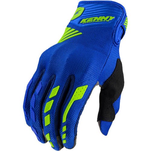 Guanti Moto Cross Enduro Kenny D3O Titanium Blue