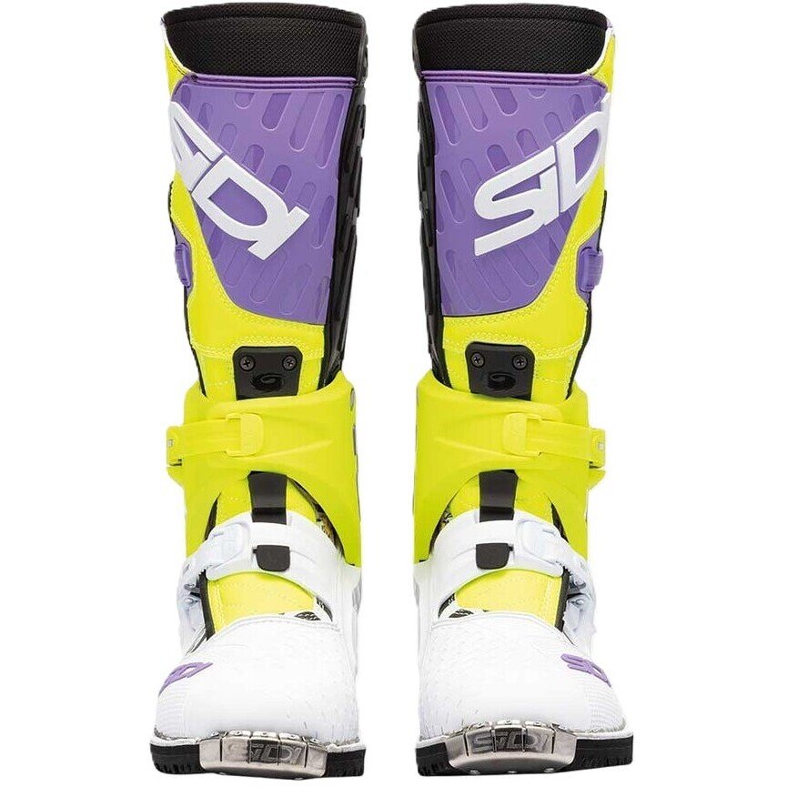 Stivali Moto Cross Enduro SIDI CROSSAIR HD White Violet - immagine 3