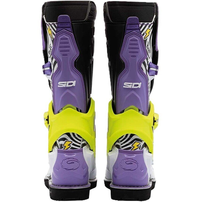 Stivali Moto Cross Enduro SIDI CROSSAIR HD White Violet - immagine 4