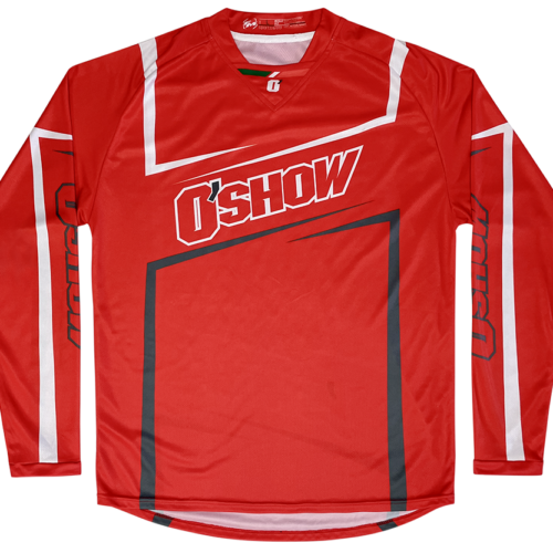 abbigliamento oshow rosso