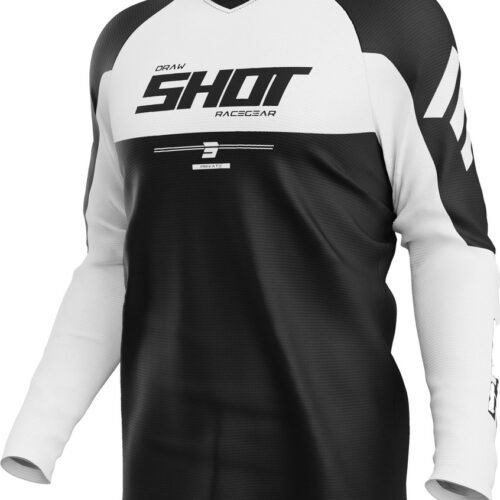 Maglia Motocross Enduro Shot Draw Private White