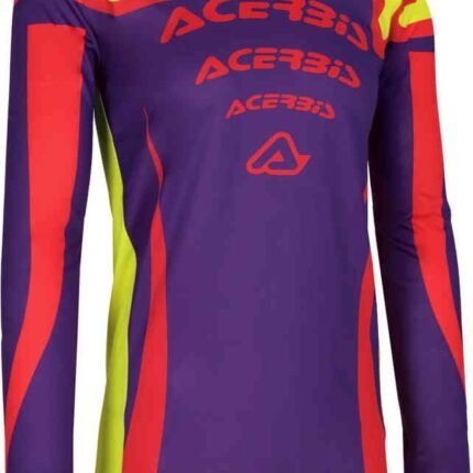 Completo Moto Cross Enduro Acerbis MX Track Viola/Rosso