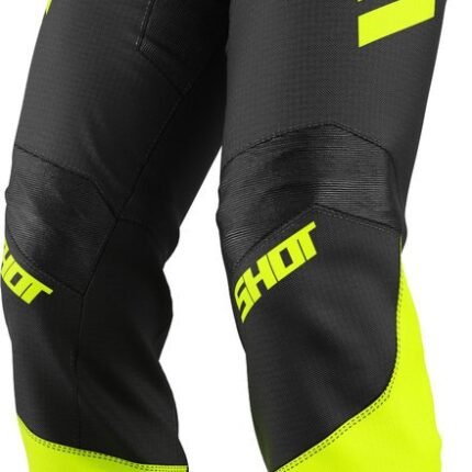 Pantaloni Motocross Enduro Shot Draw Private Yellow Fluo Black