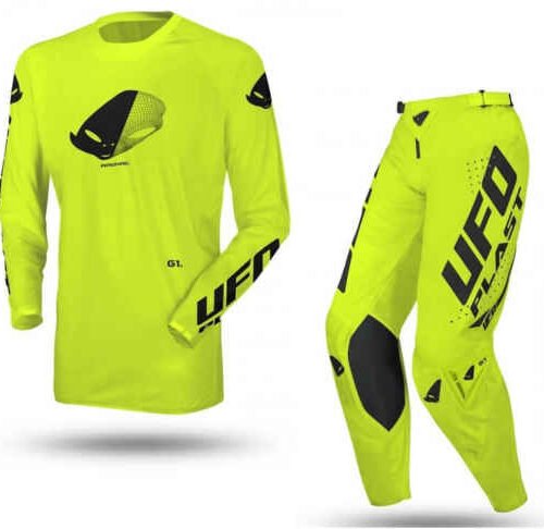 COMPLETO UFO BIMBO GIALLO FLUO